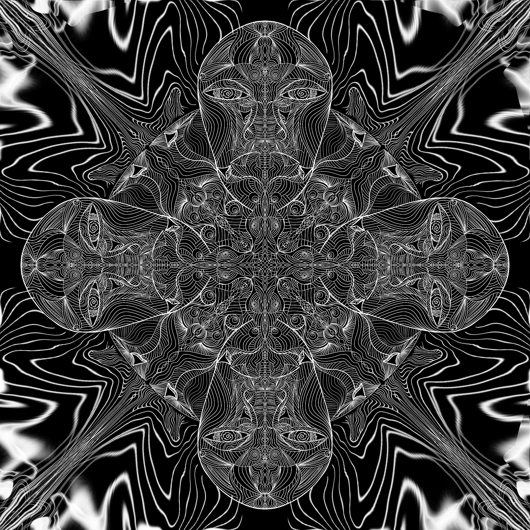 Glitch art piece by The Wooked Witch