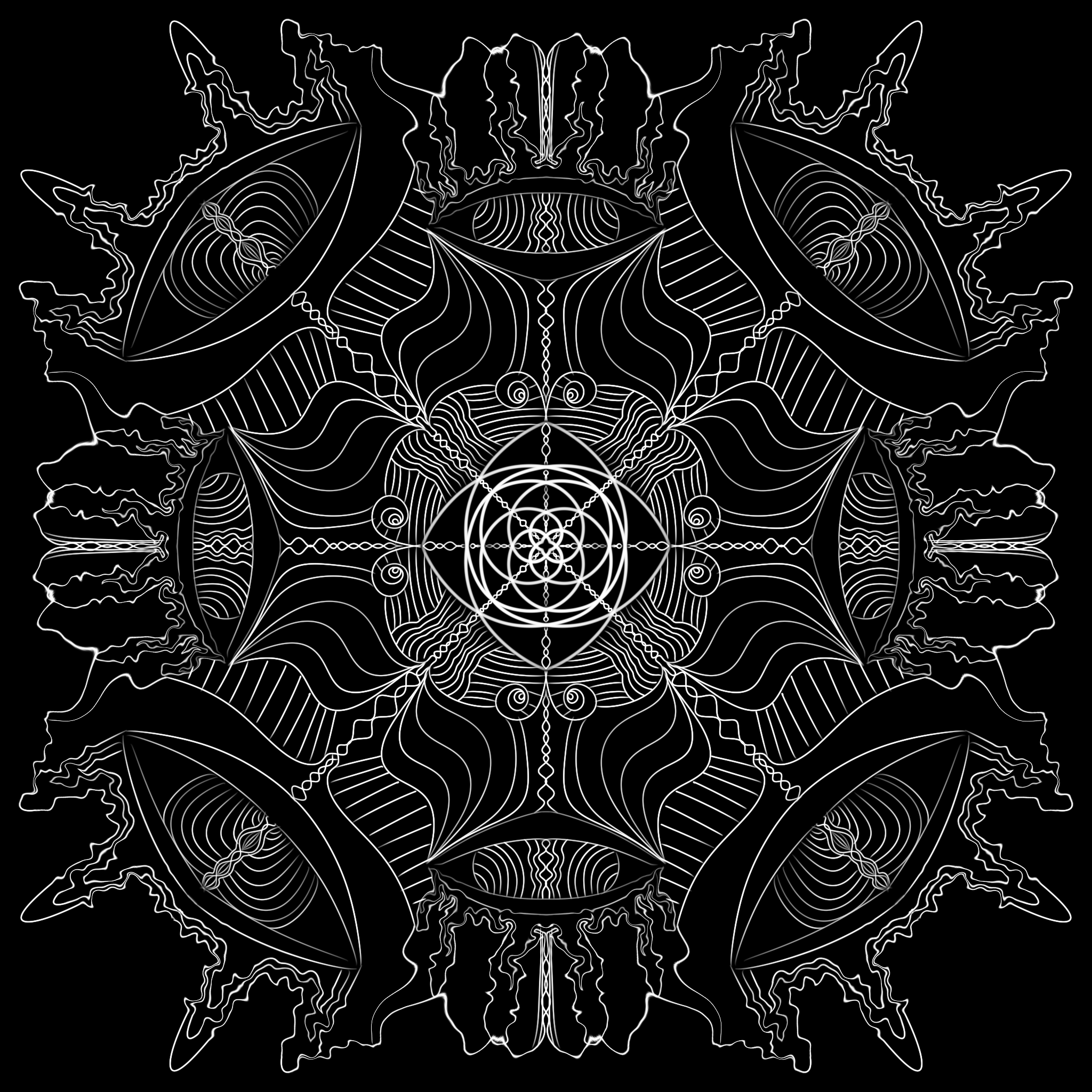 Projection art visual by The Wooked Witch