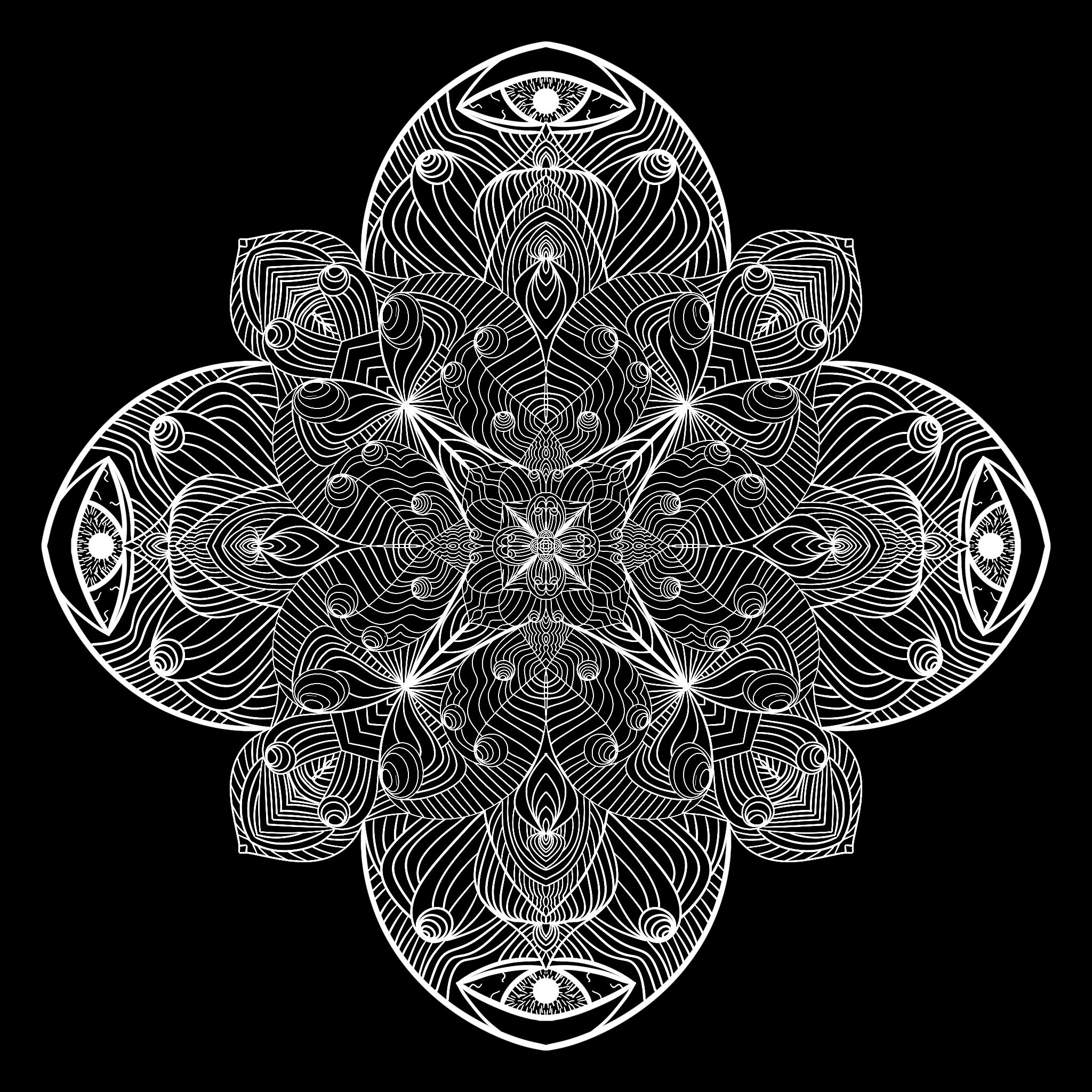 Glitch-style projection mapping